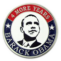 Obama - 4 More Years Pin